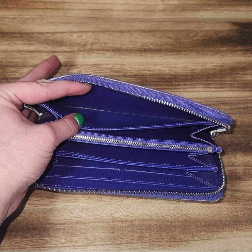 Louis Vuitton Purple Epi Leather Wallet - Picture 10 of 16